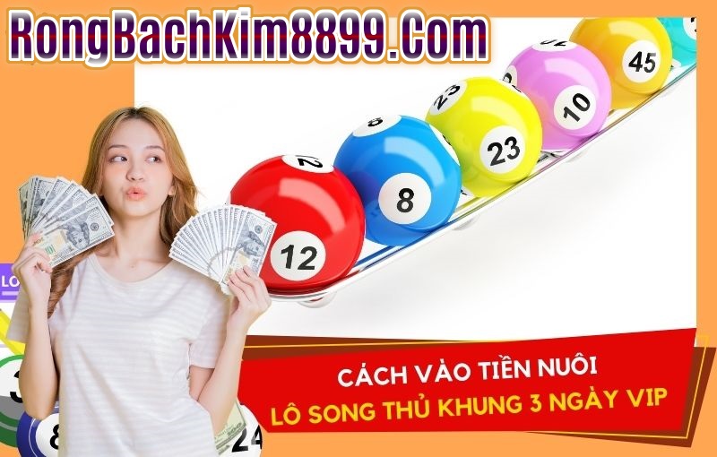 Cách vào tiền nuôi lô song thủ khung 3 ngày