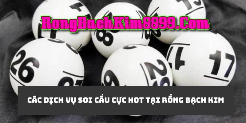 Dịch vụ soi cầu đỉnh cao tại Rồng Bạch Kim