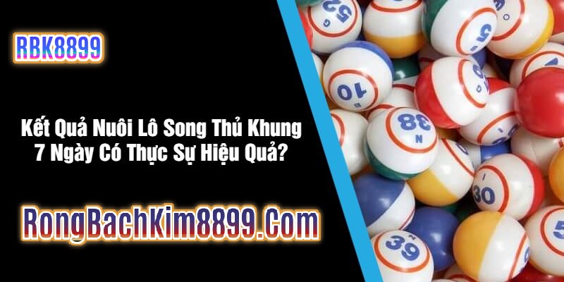 Nuôi Lô Song Thủ Khung 7 Ngày Có Thực Sự Hiệu Quả