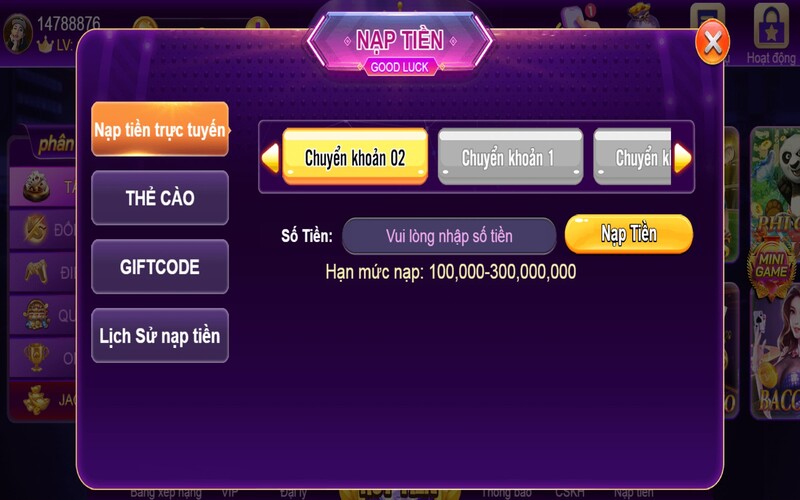 Nạp tiền VB777 là gì?