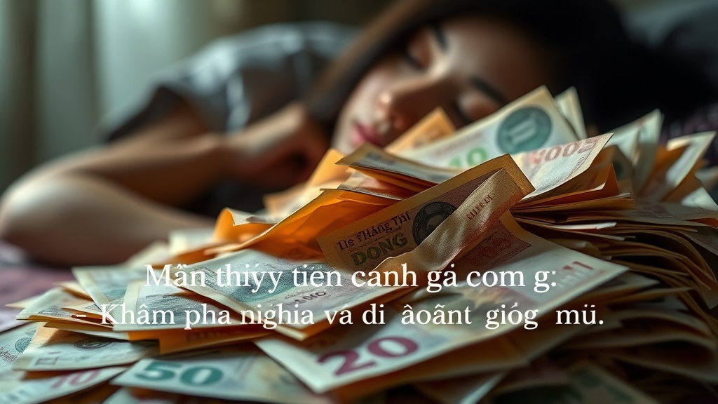 Mơ thấy tiền đánh con gì
