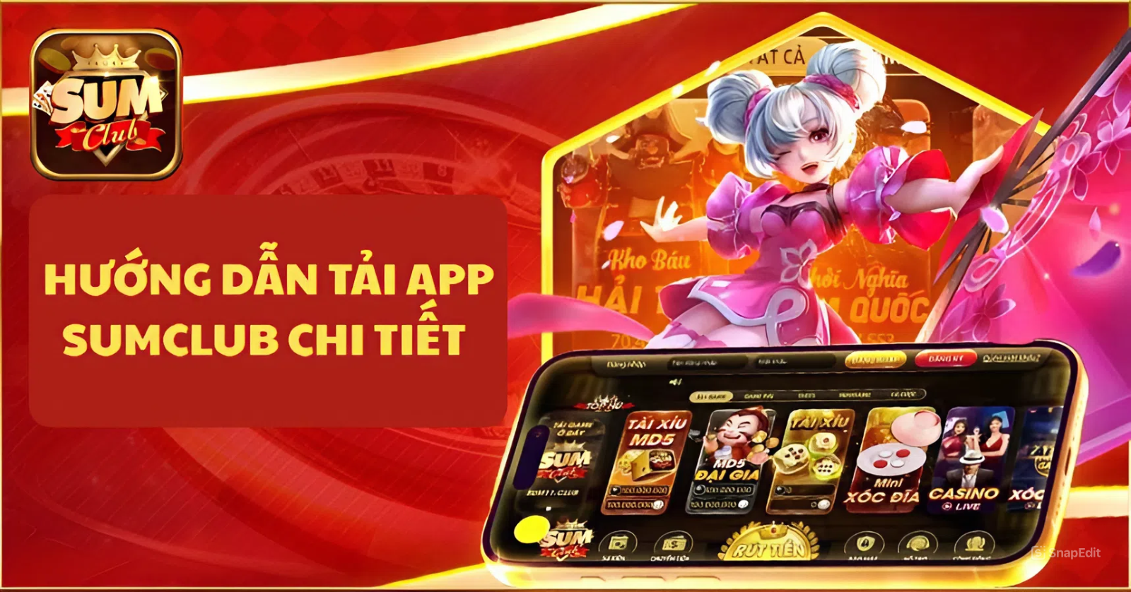 Hướng dẫn tải app Sumclub