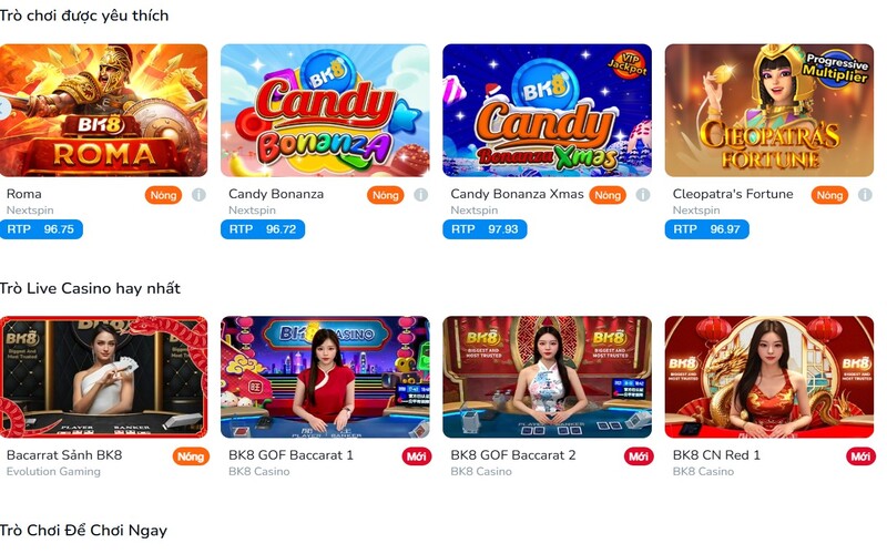 Cách tham gia chơi game tại nhà cái BK8 từ A đến Z