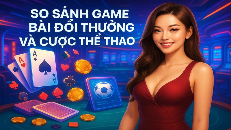 So sánh game bài đổi thưởng và cược thể thao