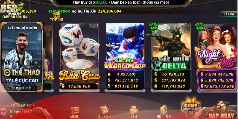 B52 club cổng game đổi thưởng được yêu thích nhất Việt Nam
