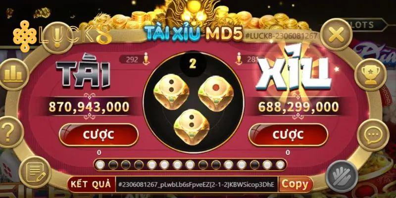 Chinh phục sảnh Tài xỉu LUCK8