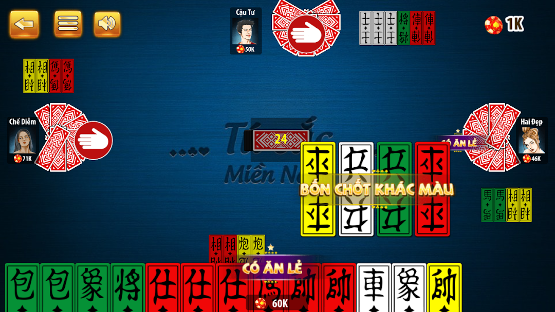 Đặc điểm nổi bật của game bài tứ sắc