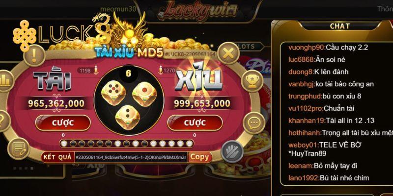 Nắm chắc luật chơi Tài xỉu LUCK8 chi tiết