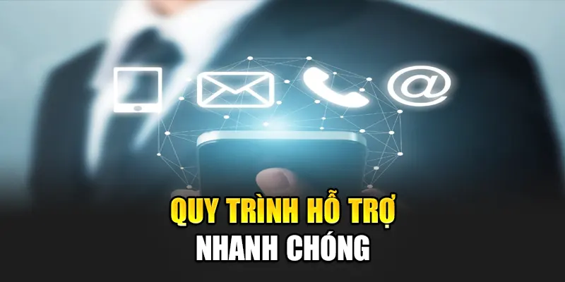 Quy trình hỗ trợ nhanh chóng