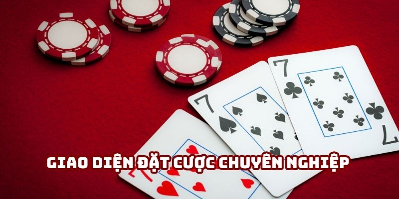 Giao diện đặt cược chuyên nghiệp tại Yesbingo (YB Gaming)